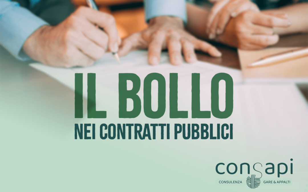 Post Il Bollo nei contratti pubblici - orizzontale